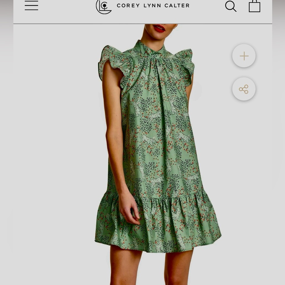 Corey Lynn Calter Cheetah dress